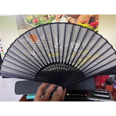 Quạt Cổ Trang Vải Lụa | Phong Cách Cổ Điển Xinh Xắn 15