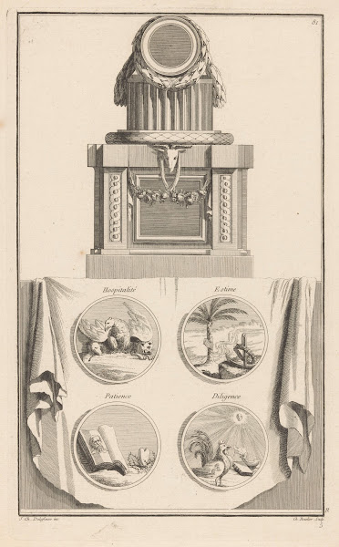 Hospitalité Estime Patience Diligence 1768   1771