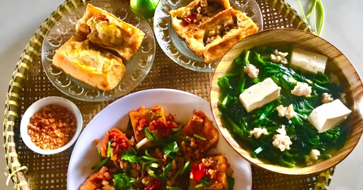 Mâm cơm gia đình combo 4 trong 1