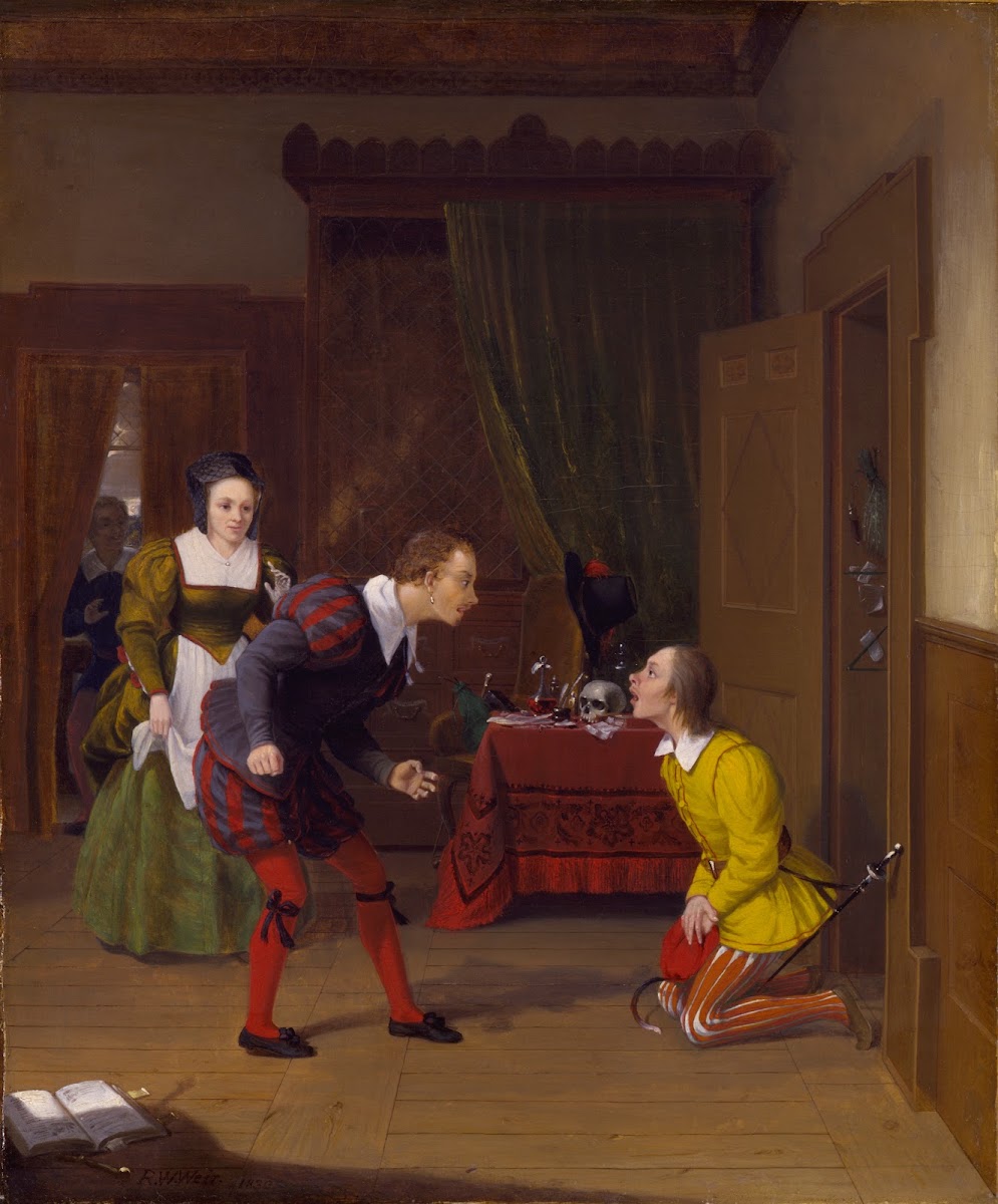 The Merry Wives of Windsor Dr Caius Simple and Dame Quickly 1830