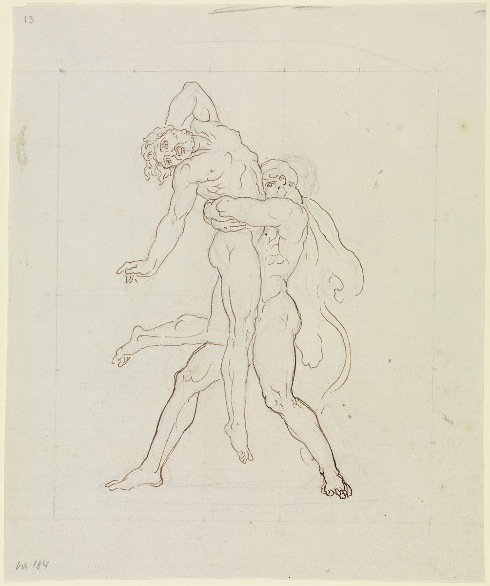 Herakles und Antaios before 1842