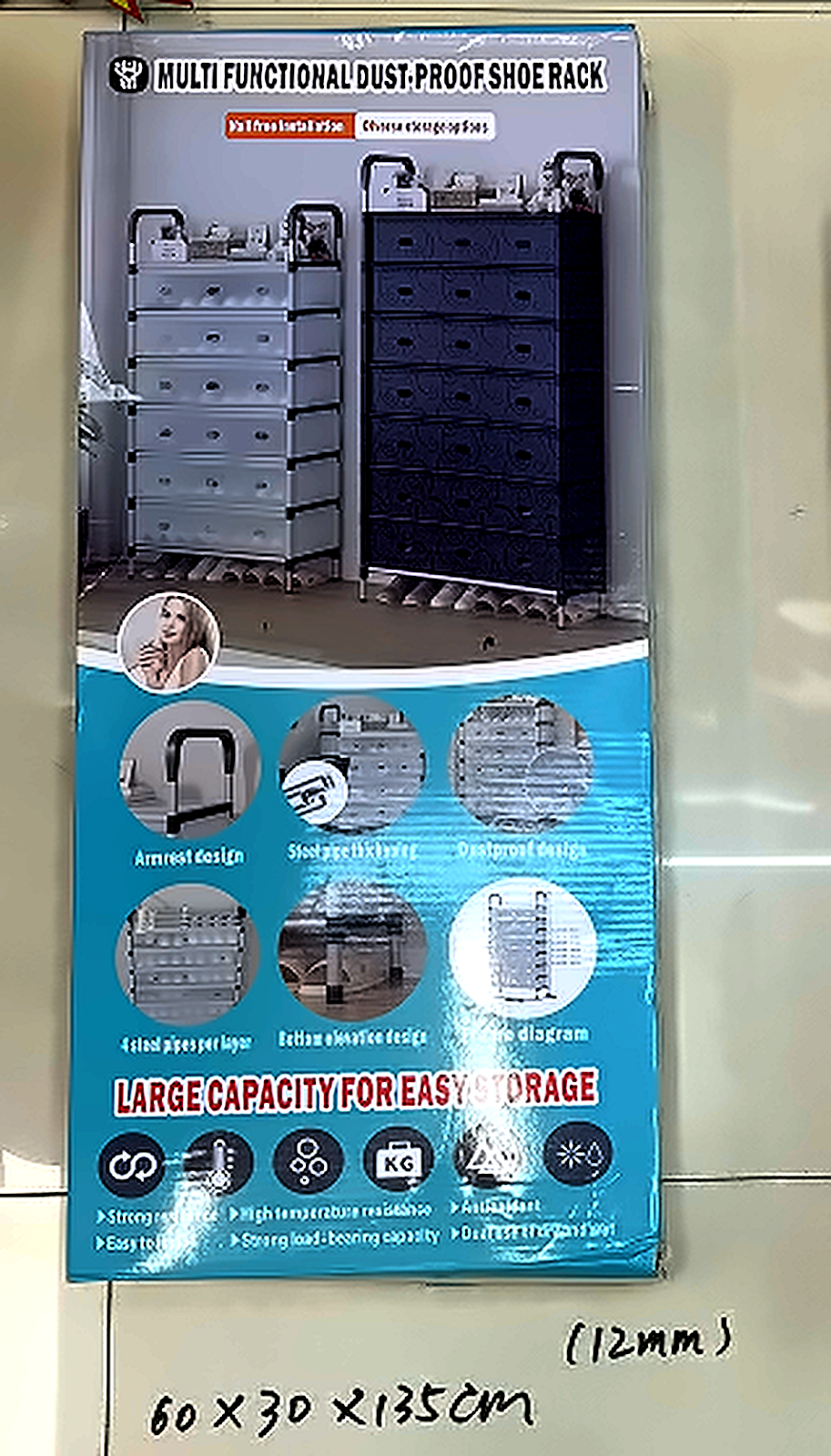 Organizador Zapatillas 60x30x152