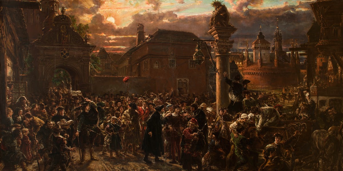 Students Leaving Krakow in 1549 1892