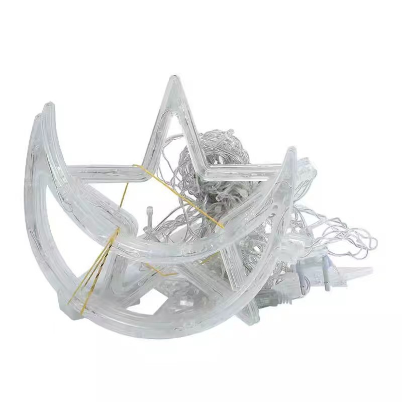 LED-Lichterkette mit Sternen und Monden