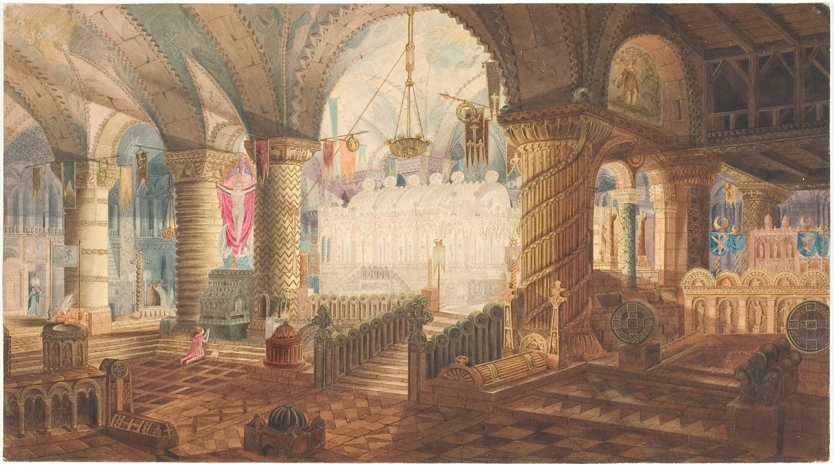 Kirkeinteriør 1817   1821