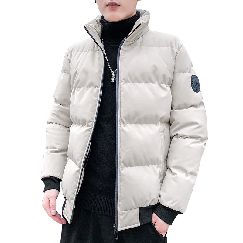 Insulated men's winter jacket in Korean style