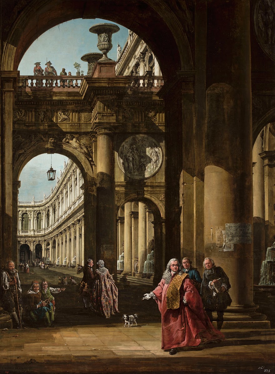 Self portrait in the attire of the Venetian Procurator 1765