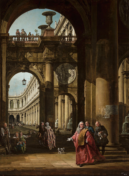 Self portrait in the attire of the Venetian Procurator 1765
