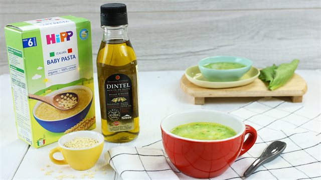 Súp Pasta Tôm Rau Cải Cho Bé Trên 7 Tháng Tuổi