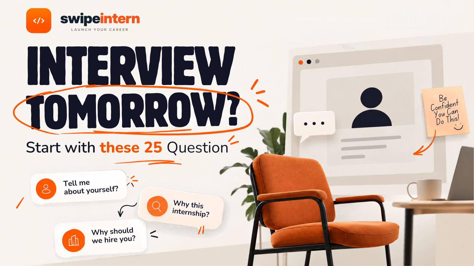 25 Internship Interview Questions and Answers for Freshers in 2026