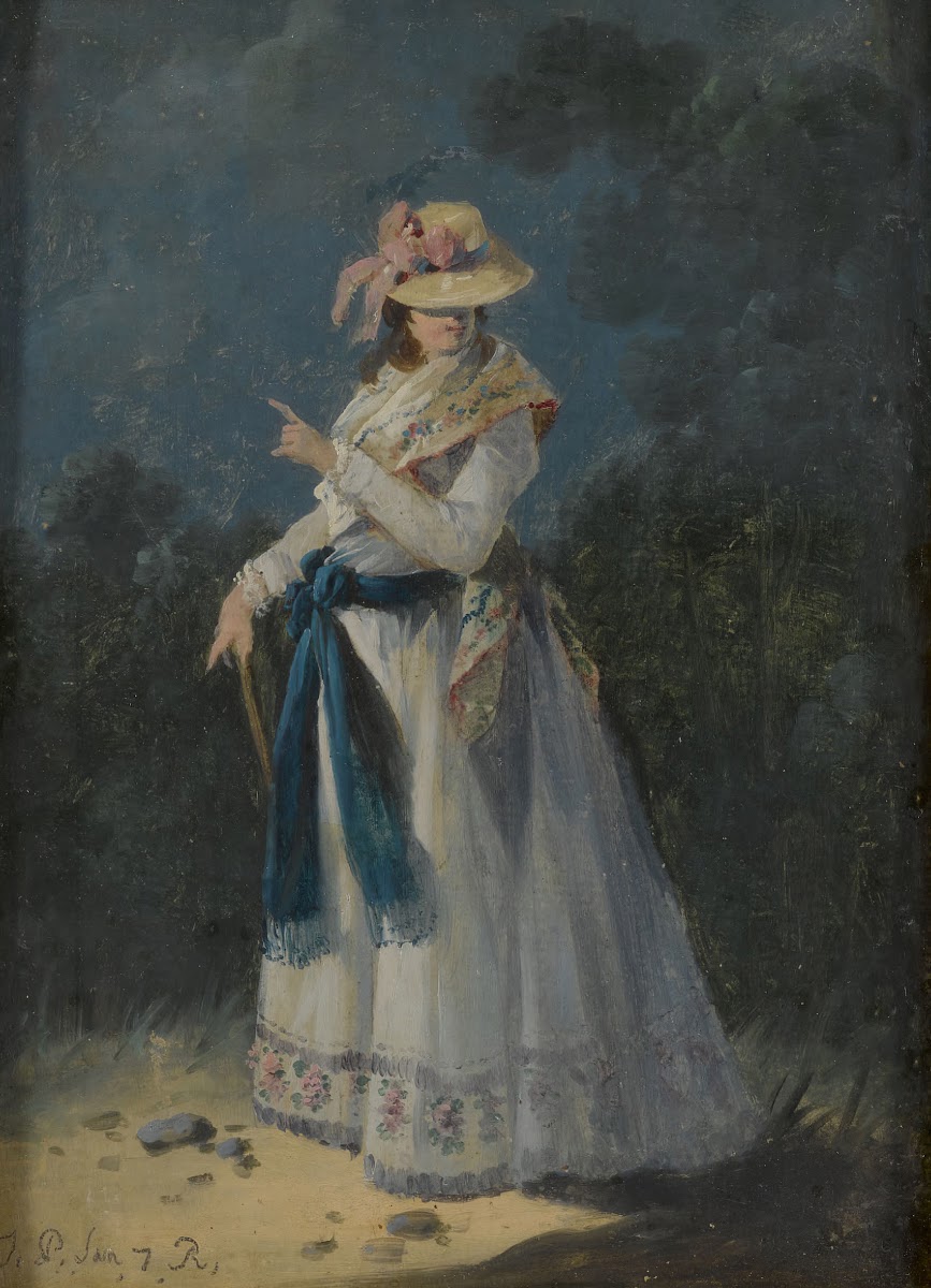 An elegant young woman