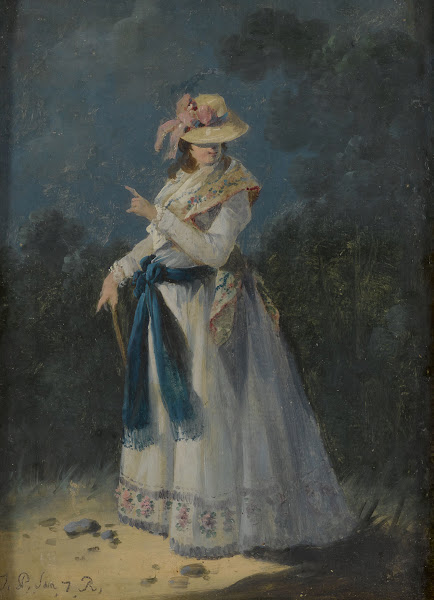 An elegant young woman