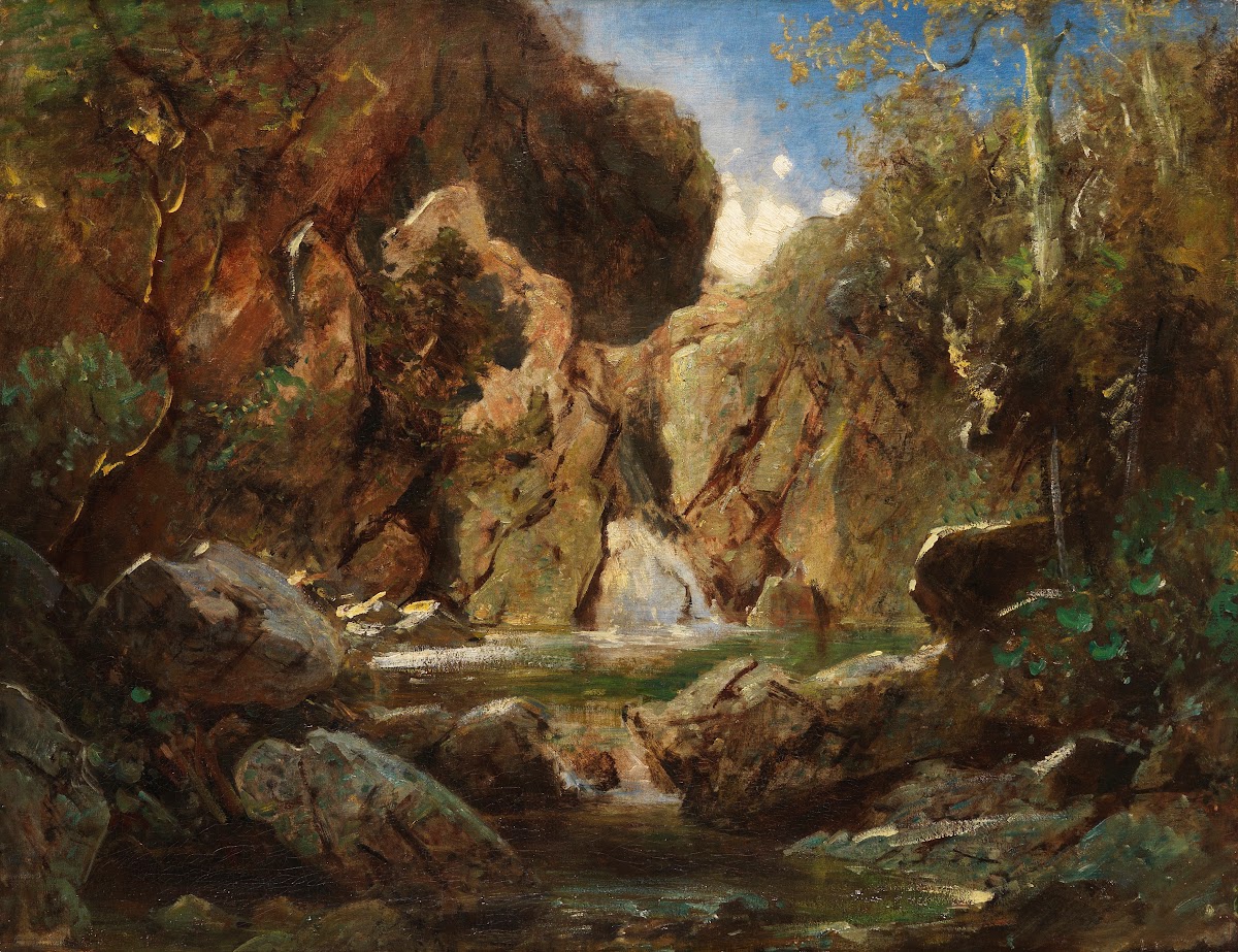 Felsenkessel mit Wildwasser ca 1840