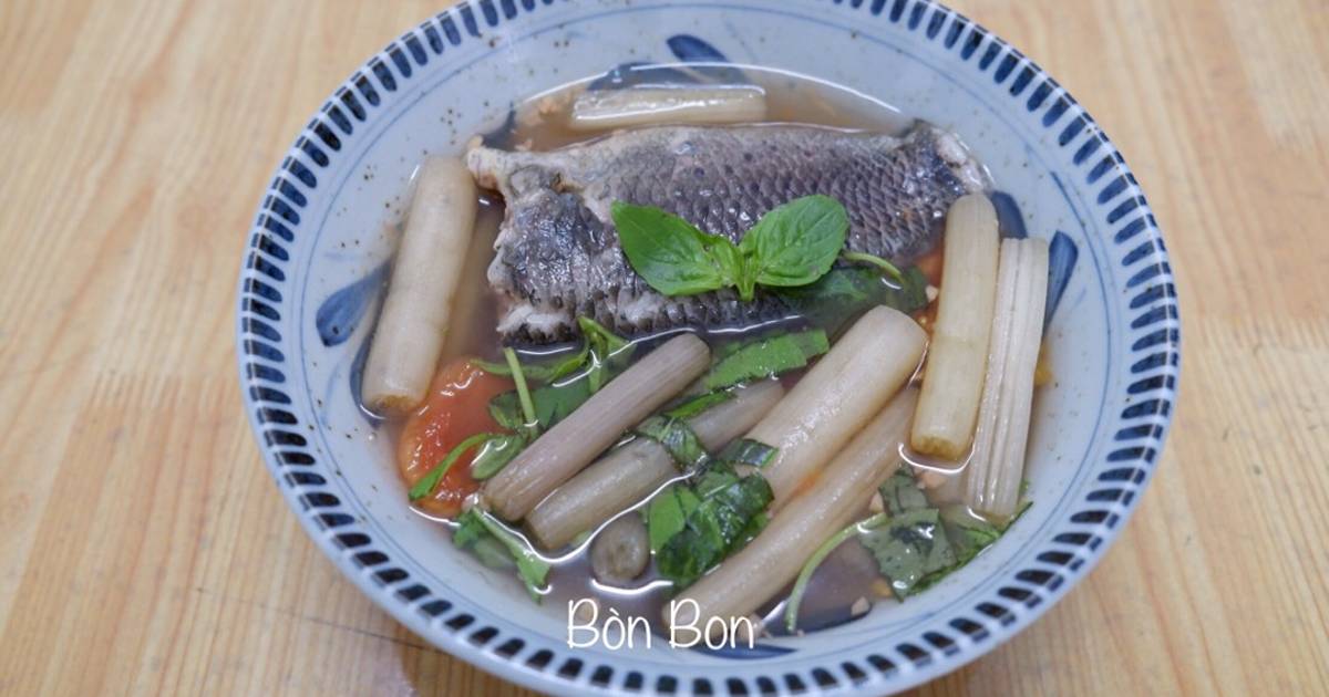 Canh Chua Cá Rô Bông Súng