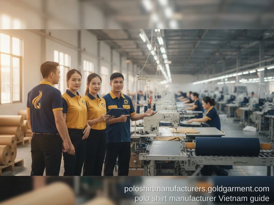 custom polo shirts: Complete OEM & Private Label Manufacturing Buyer's Guide - Gold Garment Vietnam
