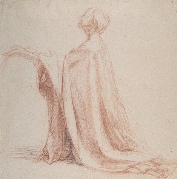 Kneeling Draped Figure 183071