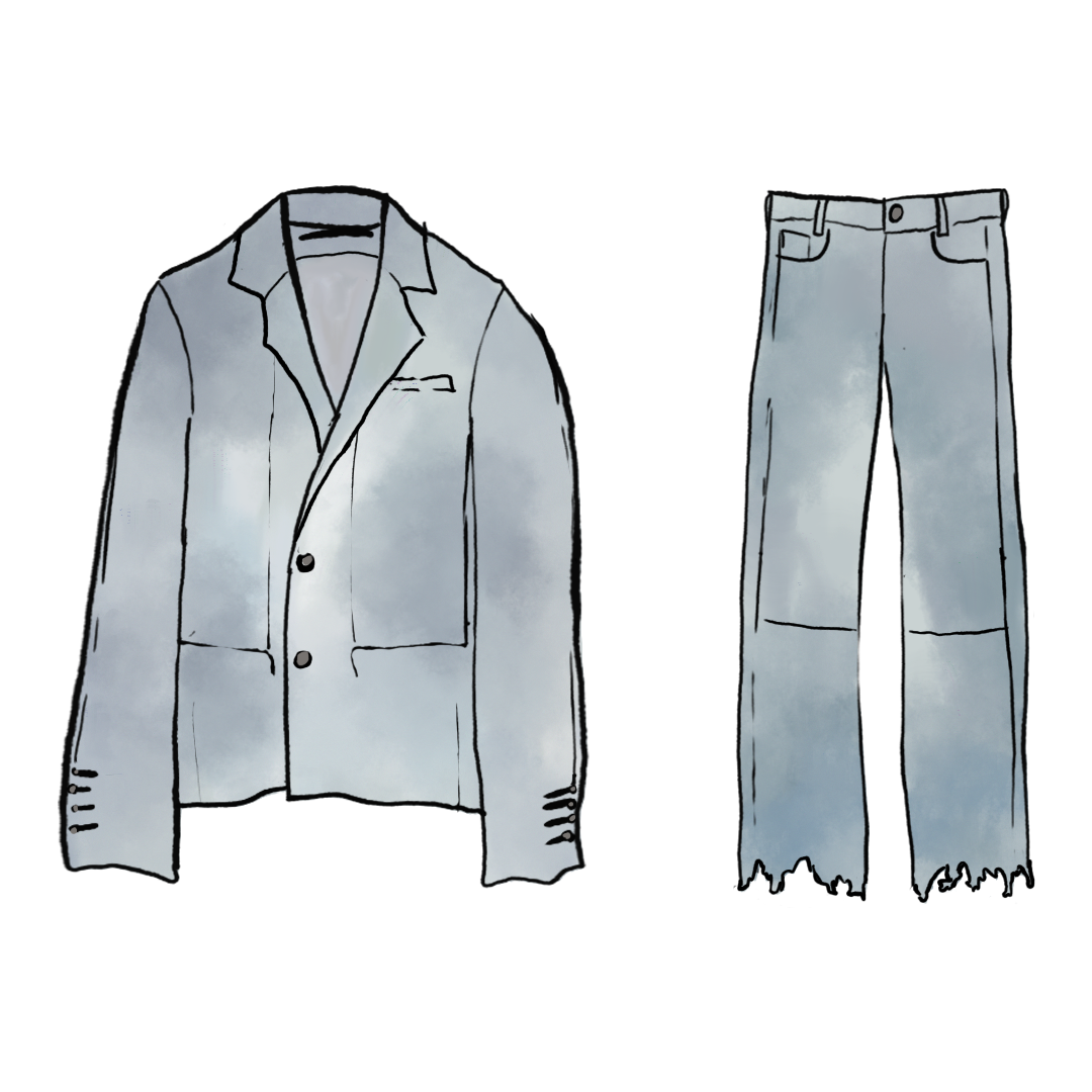 Yeezy Ye's Custom Leather Suit (OK) product image