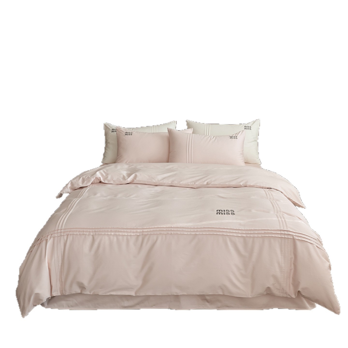 Bedding set, 4-piece, cotton, modern