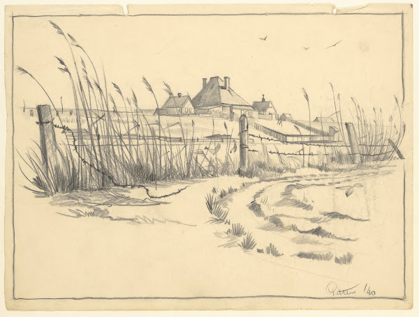 Boerderij op duin 1940