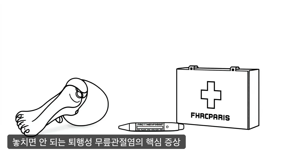 놓치면 안 되는 퇴행성 무릎관절염의 핵심 증상