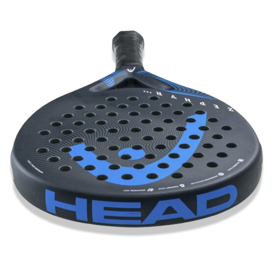 Head Zephyr Pro Blue Black Padel Racket For Intermediate Players  - Gambar 4