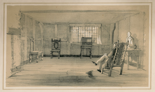 The room in which Shakespere was born  Stratford upon Avon