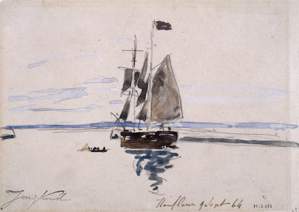 La Mer à Honfleur 1864
