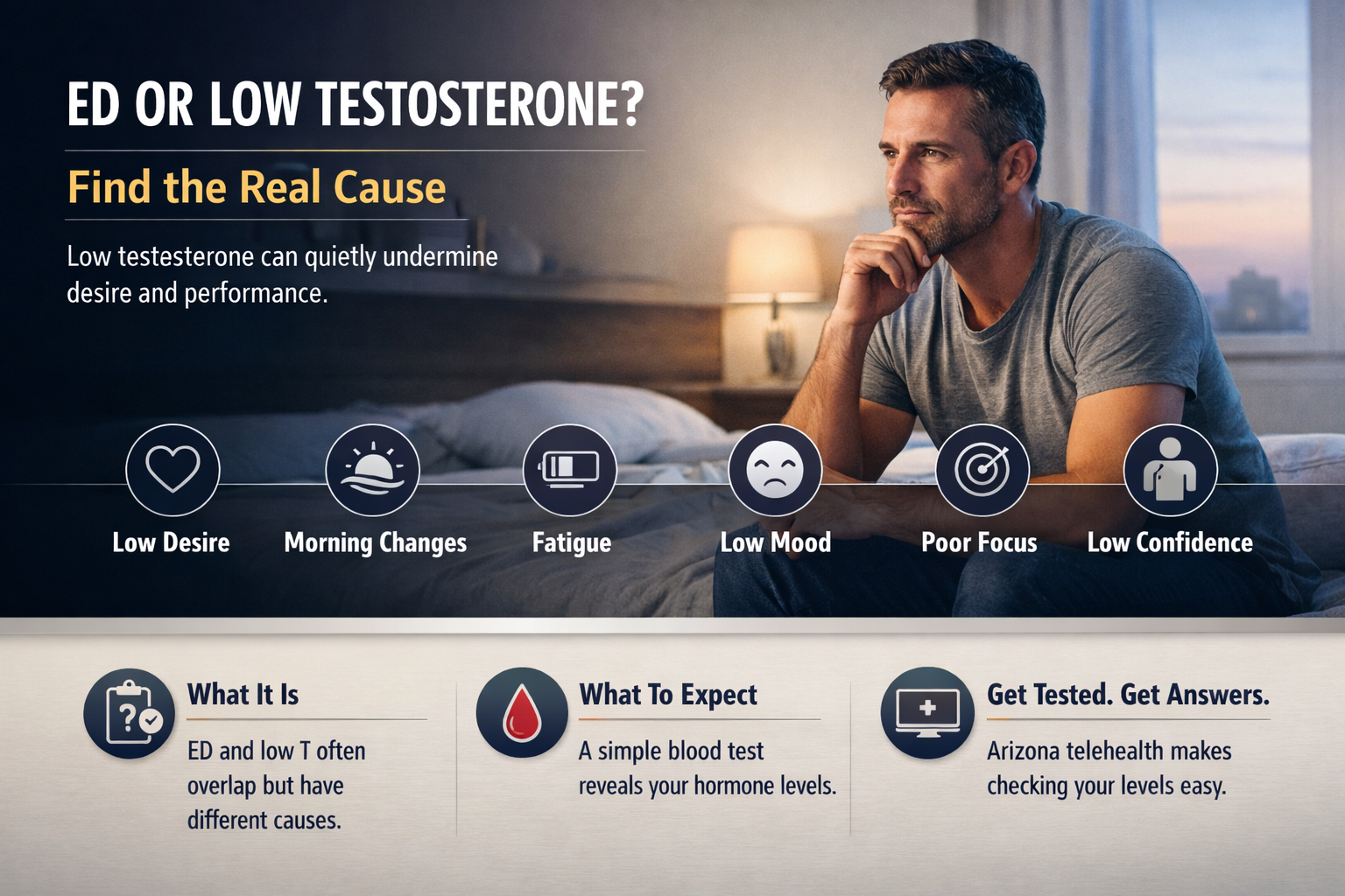 Erectile Dysfunction vs. Low Testosterone: Which Is It?