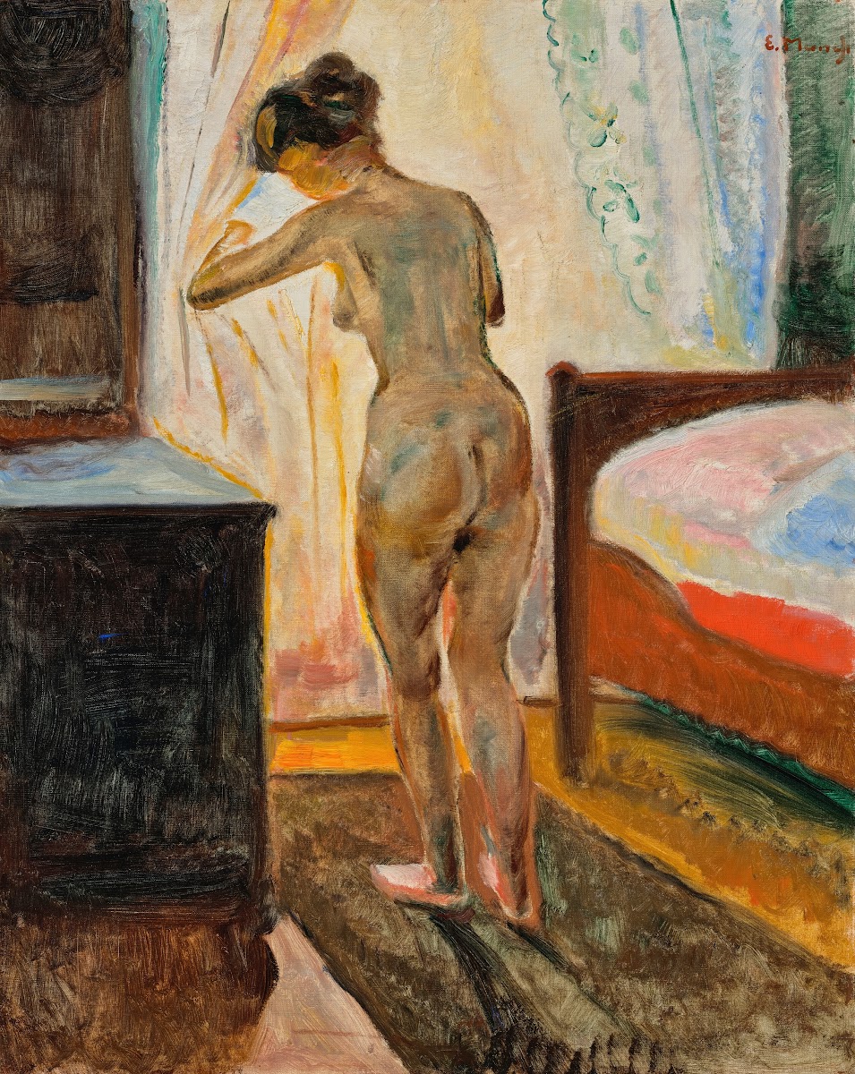Morgen Naken kvinne ved vinduet Morning Nude at the Window 1902