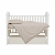 Changeable bedding for a baby crib 3 el Twins Auro (calico) fitted sheet with elastic band beige