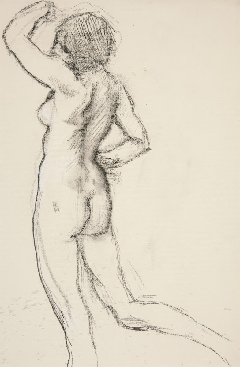 Figure study for The Hours 1981
