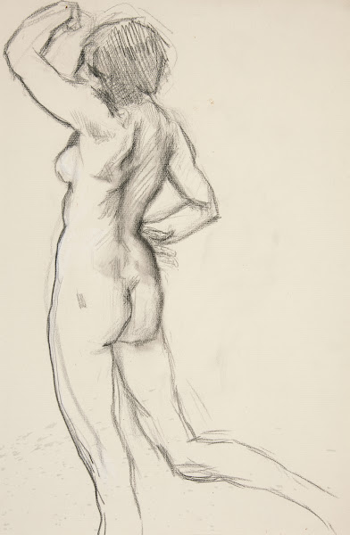 Figure study for The Hours 1981