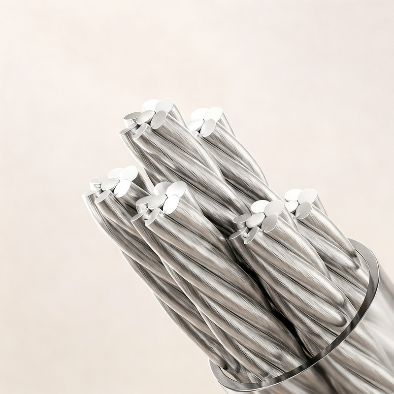 Retractable Clothesline Made of Steel Cable