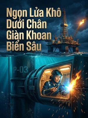 Bìa truyện Ngọn Lửa Khô Dưới Chân Giàn Khoan Biển Sâu
