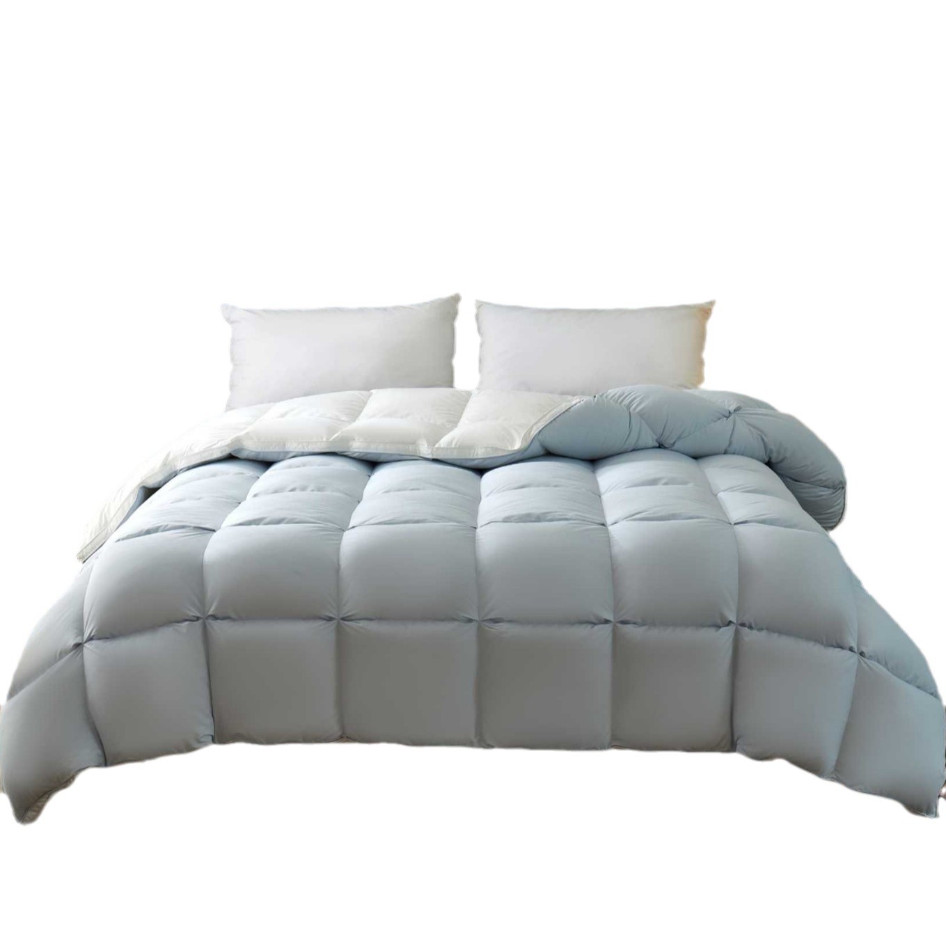 Warm down duvet with duck down filling