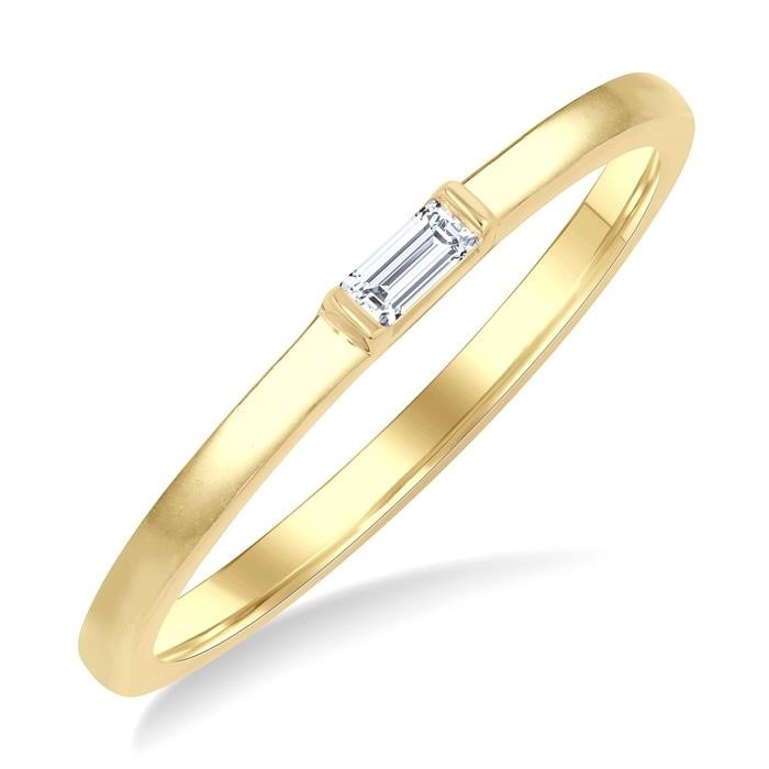 Baguette Diamond Petite Fashion Ring 387P9DHTGYG