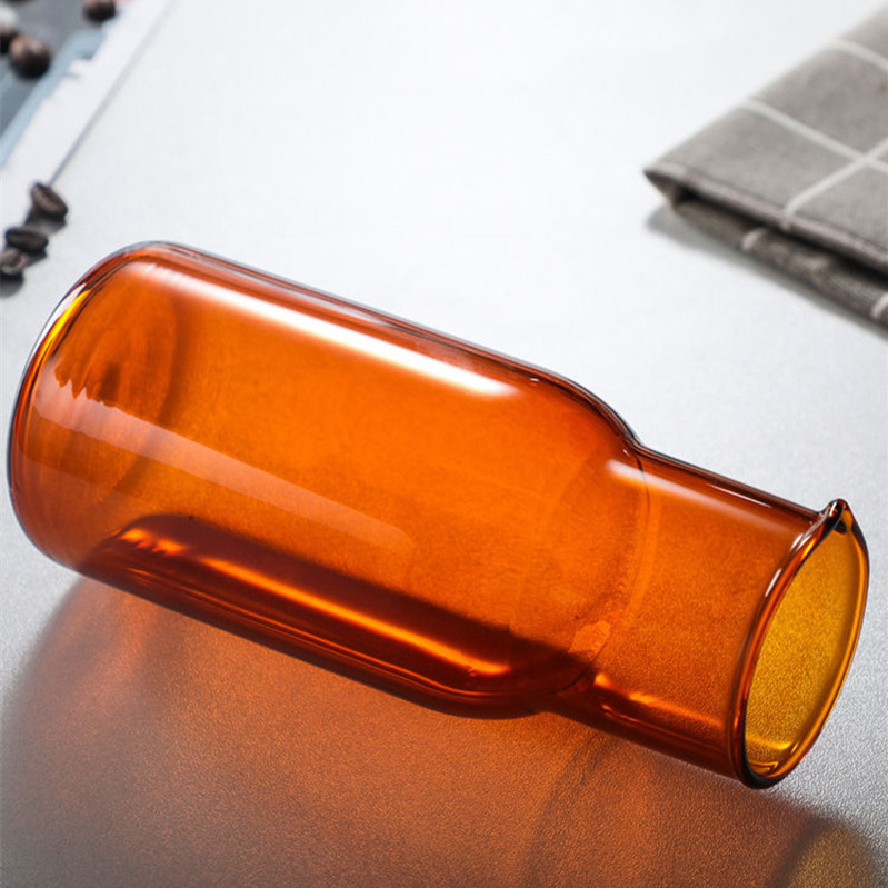 Glass pitcher with glass, heat-resistant