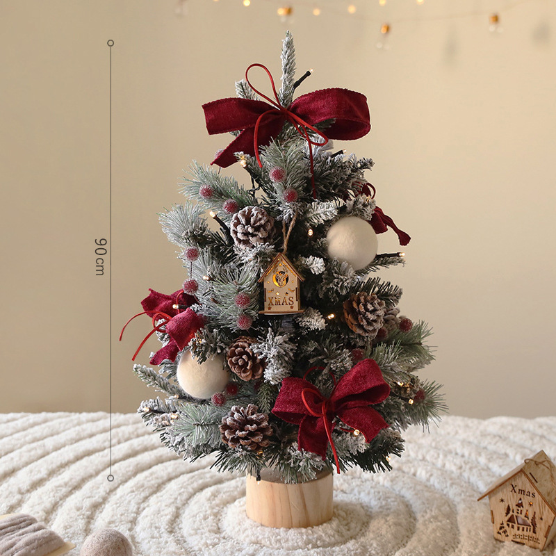 Mini Christmas Tree made of PE with Lighting and Decoration