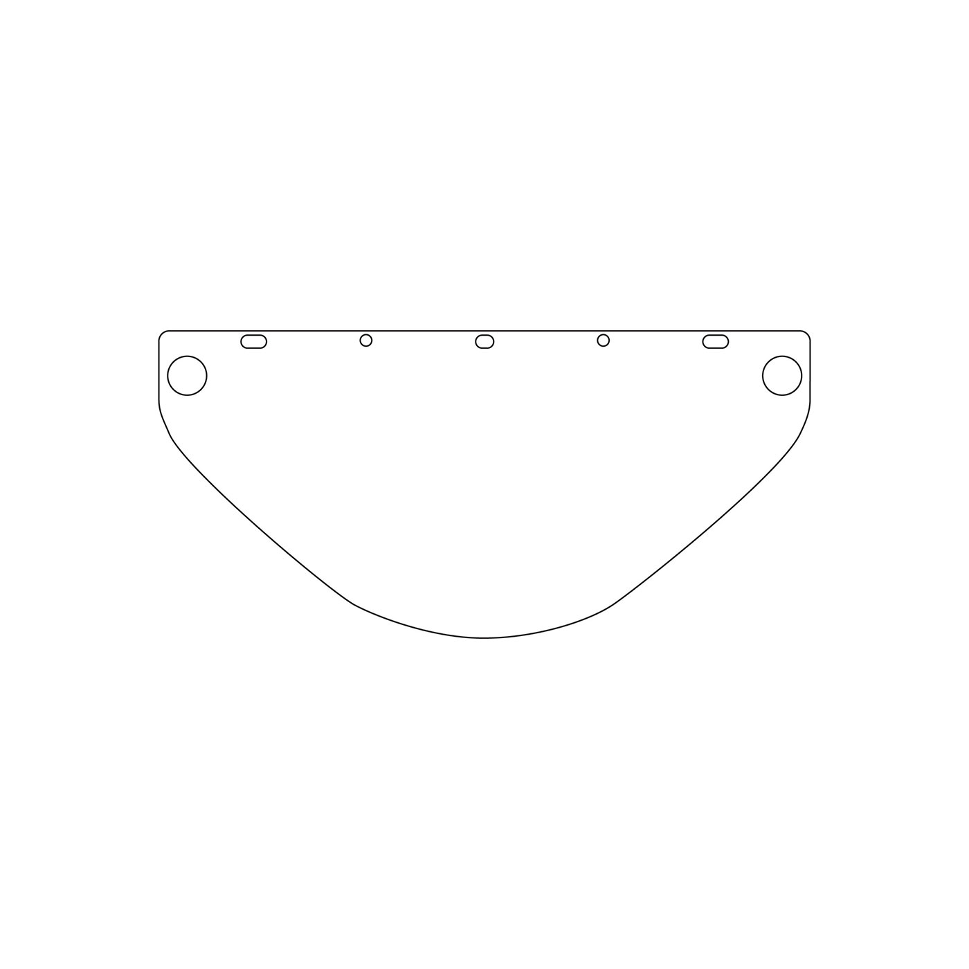 VISOR #EP919P60 POLY