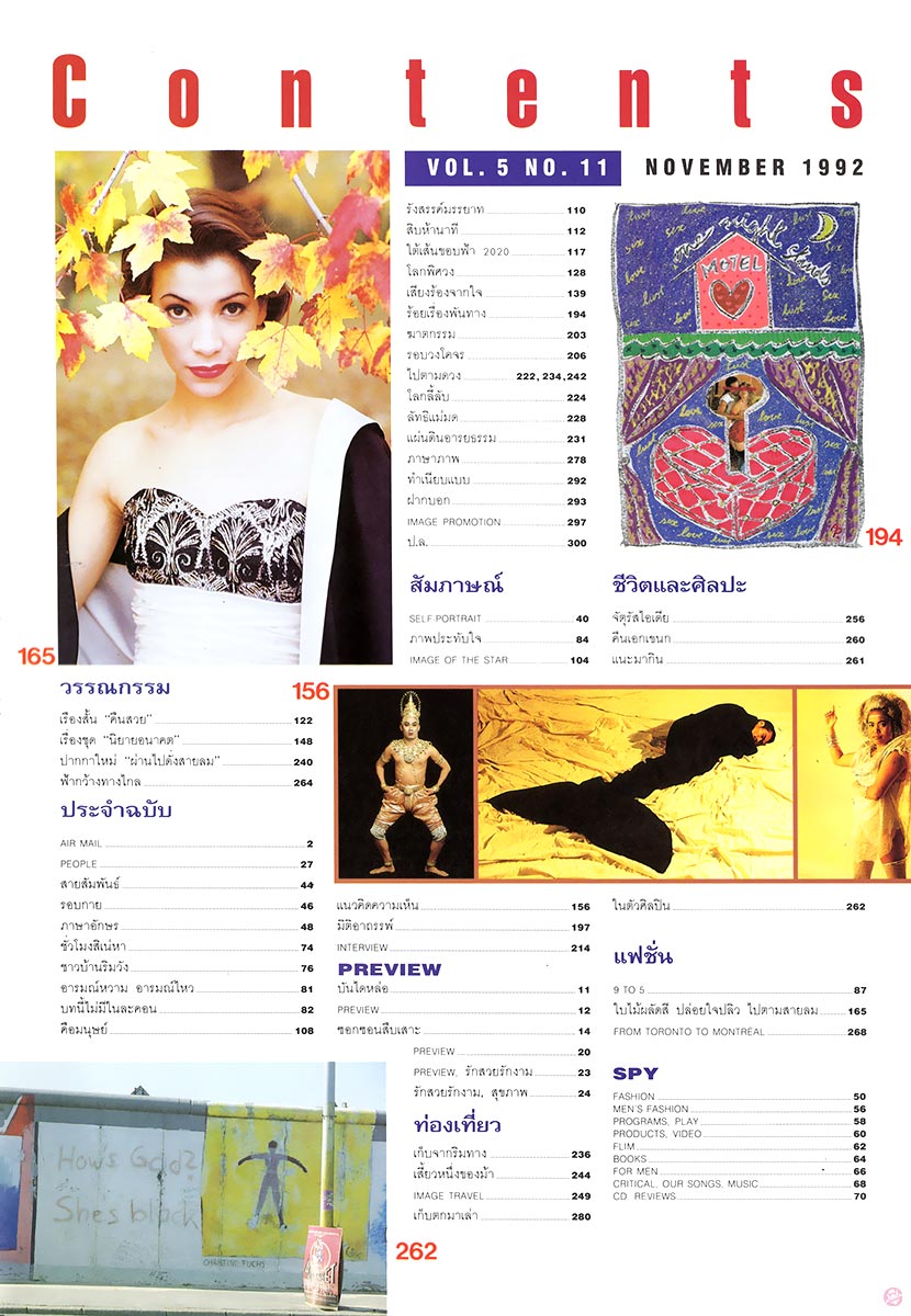   IMAGE v5n11 : contents 