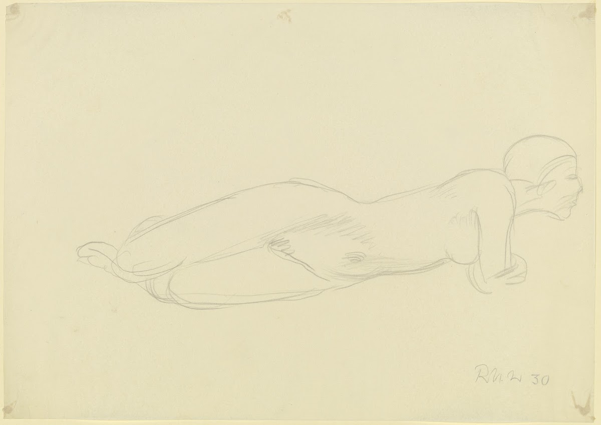 Female nude reclining 1930