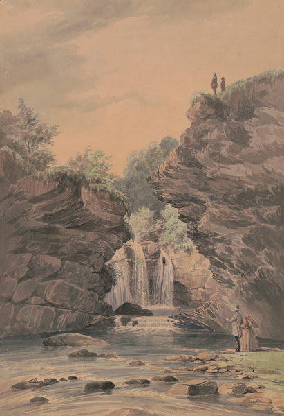 Marshall Falls near Delaware Water Gap 1856