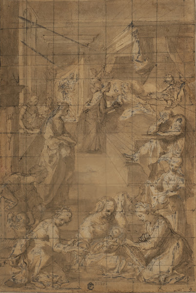 El nacimiento de la Virgen