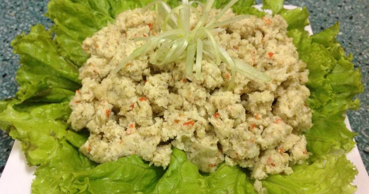 Xác đậu (bả đậu) xào sả ớt chay