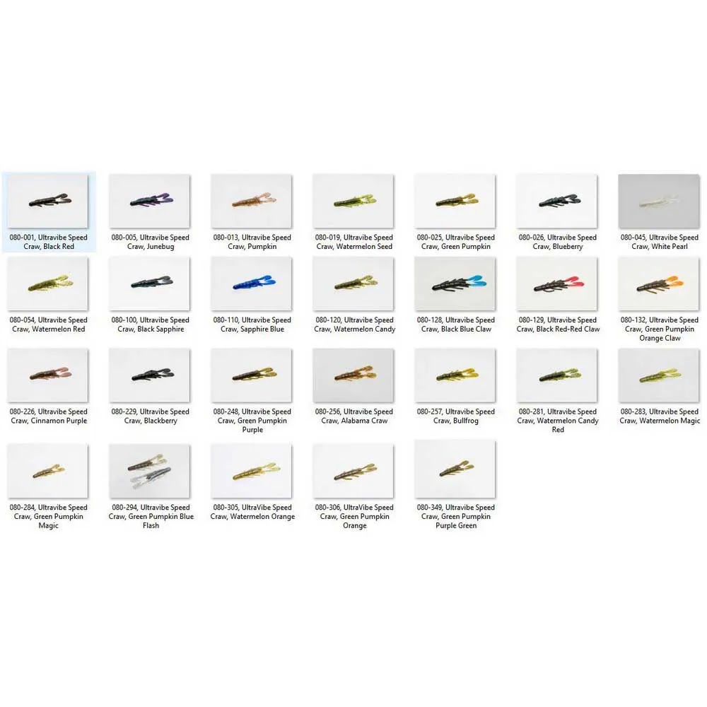 ZOOM BAIT Vinilo Ultravibe Speed Craw 89 mm