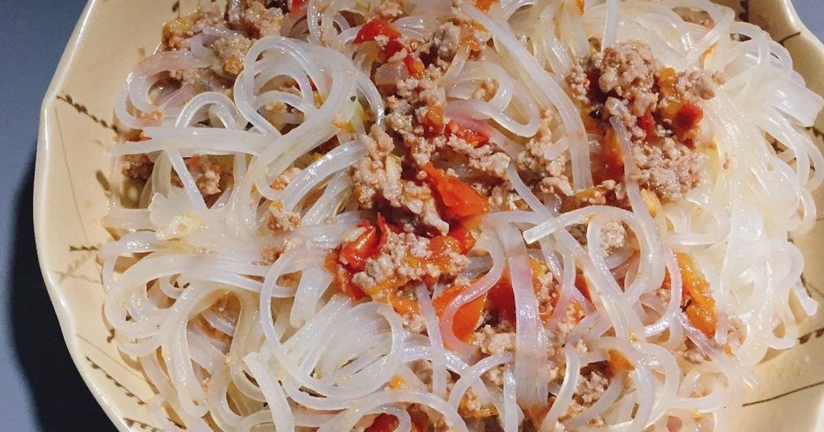 Miến sốt bò bằm
