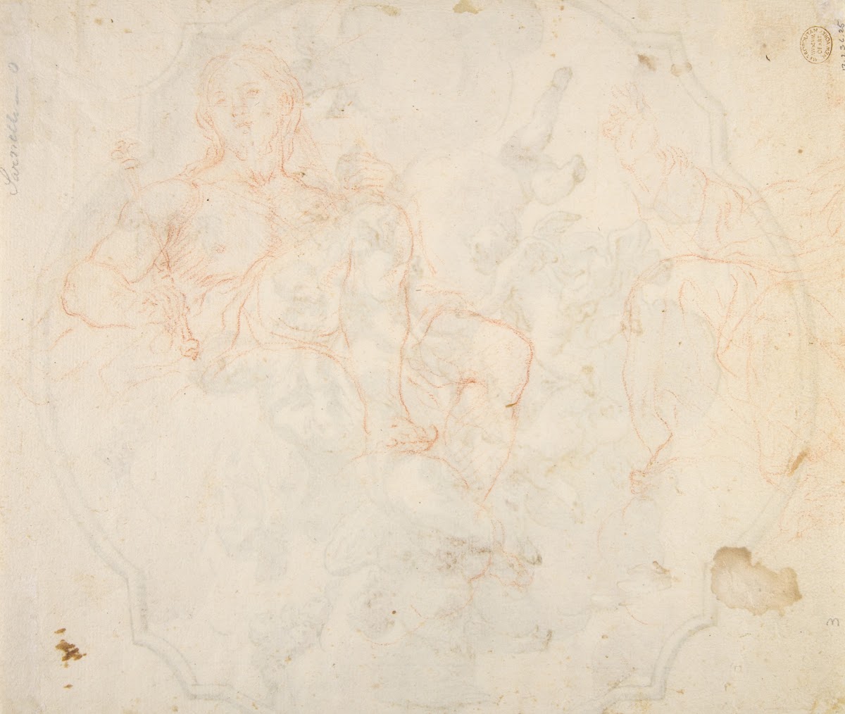 The Virgin Nursing the Christ Child in a Glory of Angels 1690 1758
