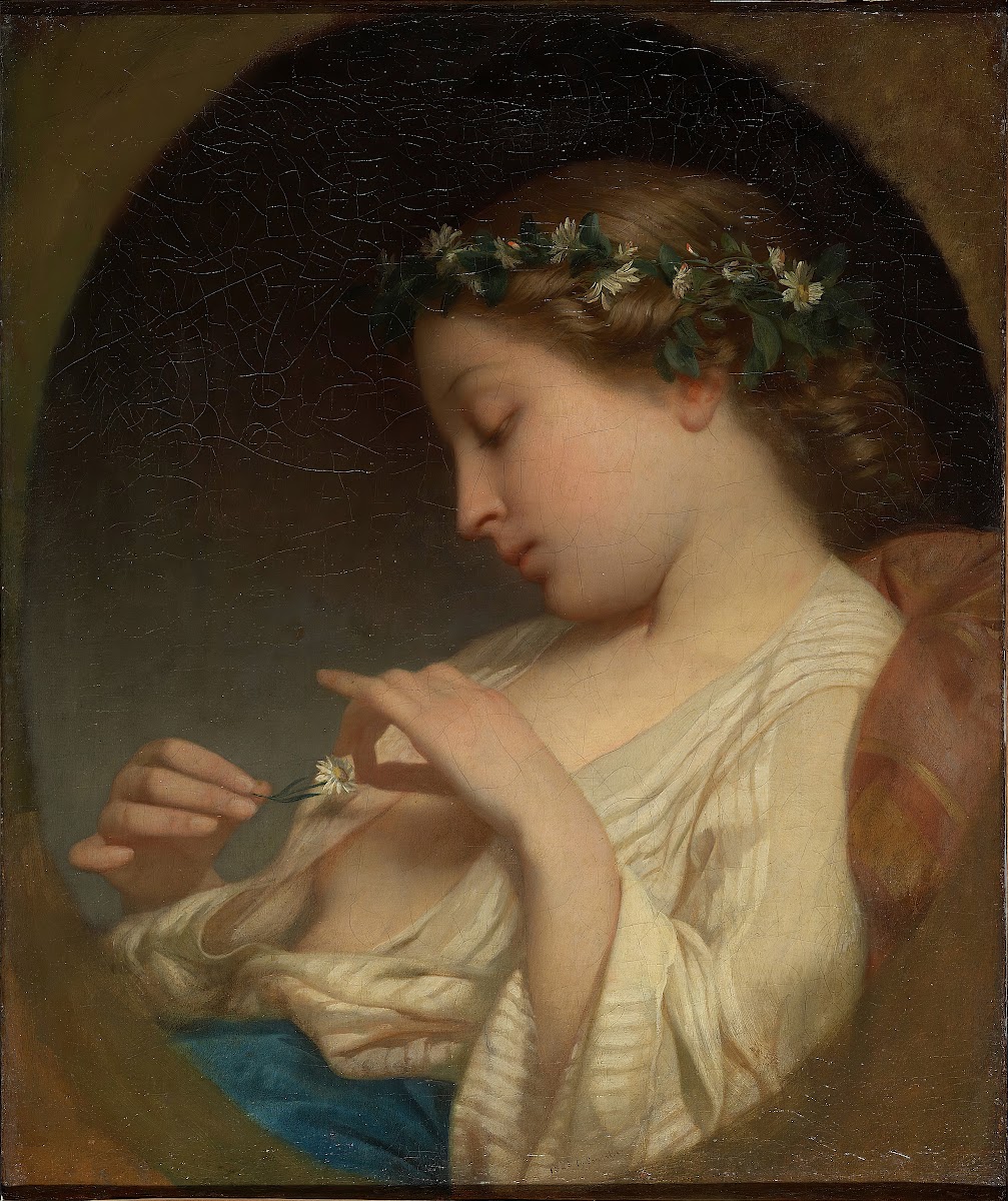 Girl Guesses On Camomile 1856