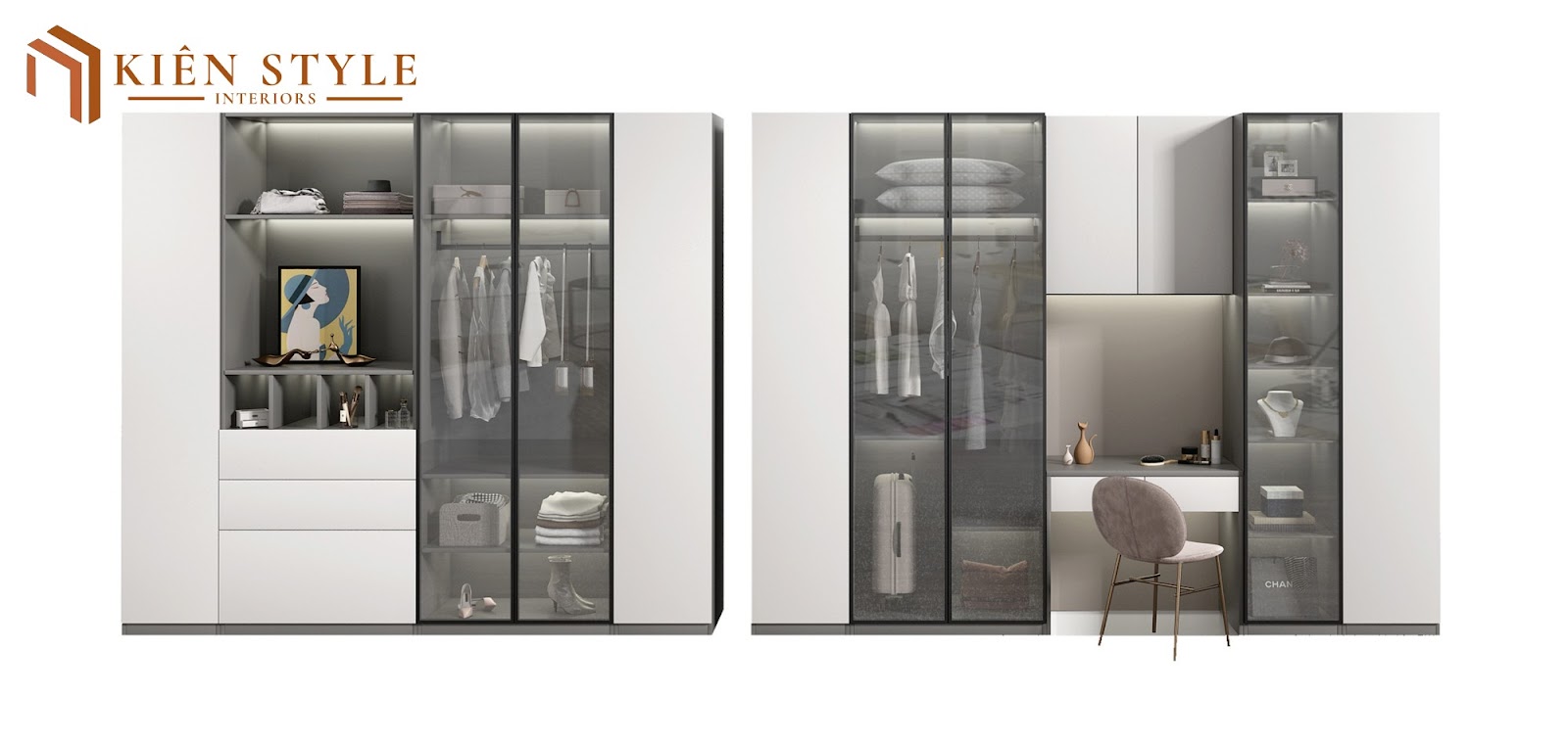 Mẫu tủ áo mới nhất 2024