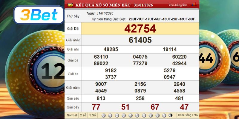 Cùng 3BET phân tích và soi cầu XSMB ngày 07/02/2026